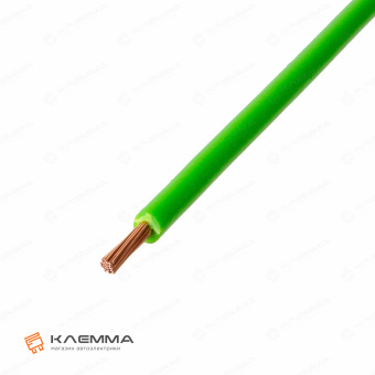 Провод ПГВА сечение 1.5, зелёный