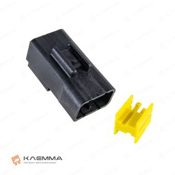 Корпус разъема силового 2-контактного POWER папа (MTA). 4440400_02