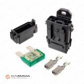 Держатель предохранителя MAXI влагостойкий (MTA) с кронштейном и предохранителями 30 А