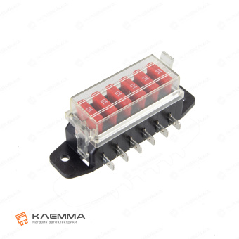 Блок монтажный 6 предохранителей UNIVAL боковой вывод (MTA). 0100600_12