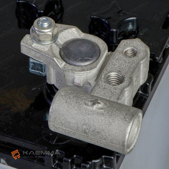 Клемма АКБ латунная под опрессовку «плюс» (MTA). 1506740_10