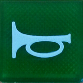 Пиктограмма функция  "Horn",  цвет зеленый