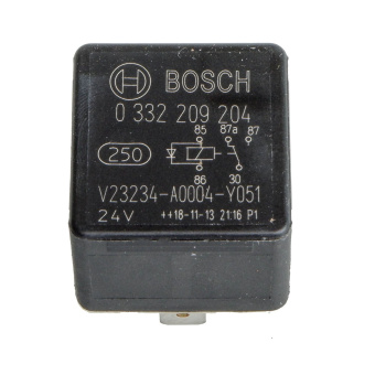 Реле MINI 5-контактное 24В 20А с шунтом (Bosch). 0332209204_4