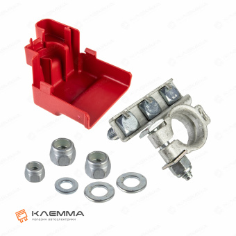 Клемма АКБ с винтами М868 «плюс» (MTA) с крышкой. 1507790_KIT_04