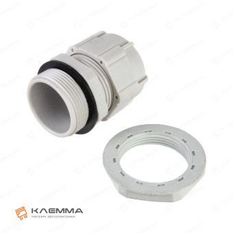 Кабельный ввод серый (BM-Group) М32 для трубки 16-21 мм. BM-4732_KIT_02