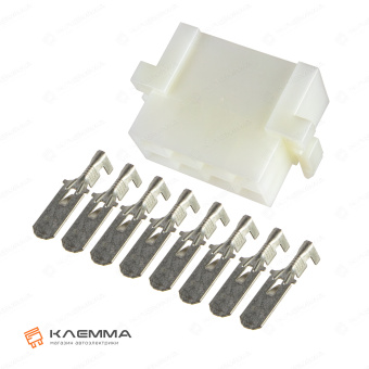 Разъем 8-контактный MULTIPLE 6.3 с фиксаторами папа (MTA). 4410290_KIT_02