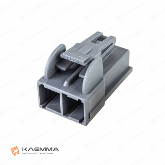 Корпус разъема 2-контактного POWER мама (MTA) серый без замков. 4540345_03