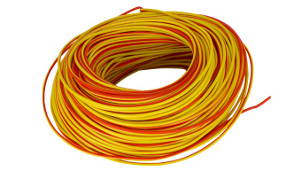 Провод ПВАМ 0,5мм жёлто-красный