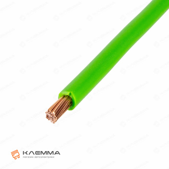 Провод ПГВА сечение 4.0, зелёный