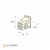 Корпус разъема 6-контактного Universal MATE-N-LOK папа (TE). 1-480704-0_20 Корпус разъема 6-контактного Universal MATE-N-LOK папа (TE). 1-480704-0_20