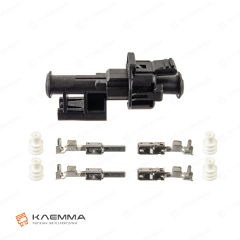 Разъем 2-контактный мама-папа (Bosch) сечение 1.5-2.5 мм2. 1 928 403 874_KIT.42_02