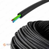 Гофра неразрезная PPmod стандартный профиль (Schlemmer) диаметр 7.5 мм, бухта 200 метров