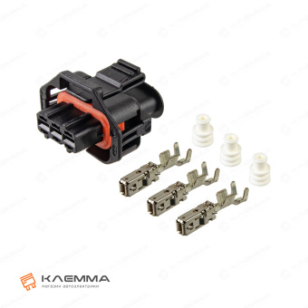 Разъем 3-контактный мама (Bosch) сечение 1.5-2.5 мм2. 1 928 403 966_KIT.12_01