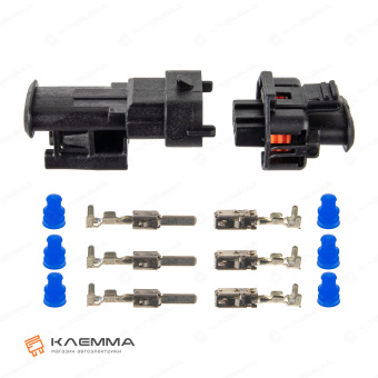 Разъем 3-контактный папа (Bosch) сечение 0.5-1.0 мм2. 1 928 404 227_KIT.21_10