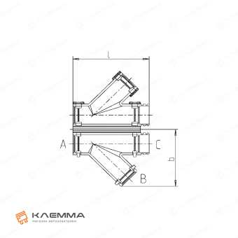 Разветвитель Y-образный form C (Schlemmer) 17-17-10. 9817309_10