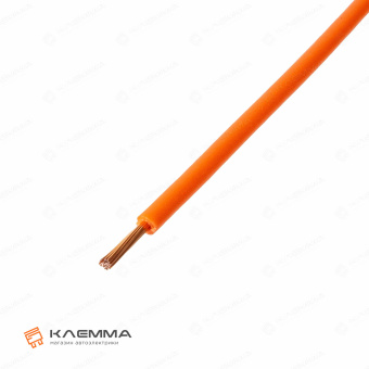 Провод ПГВА сечение 0.75, оранжевый
