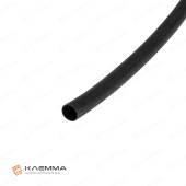 Термоусадочная трубка без клеевого слоя ТУТнг-LS (2:1) 5/2.5 (КВТ) цвет чёрный, метр