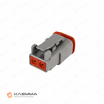 Корпус разъема DT 2-контактного мама (Deutsch). DT06-2S_04