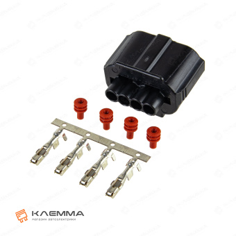 Разъем влагозащищенный 4-контактный мама (TE). 184046-1_KIT_03