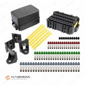 Блок водонепроницаемый для 30 предохранителей MINI или 10 реле MICRO280 (MTA) базовая комплектация