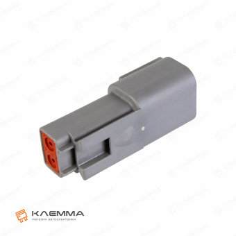 Корпус разъема DT 2-контактного папа (Deutsch). DT04-2P_04