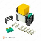 Держатель реле MINI и предохранителя UNIVAL (MTA) с реле и предохранителями 30А