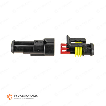 Корпус разъема 2-контактного SUPERSEAL 1.5 папа (MTA). 4423630_04