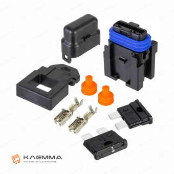 Держатель предохранителя UNIVAL 1А (MTA) с кронштейном и предохранителями. 0301301_KIT.2_02