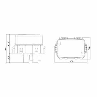 Блок влагозащищенный 6 MINIVAL + 1 MAXIVAL + 2 MAXIRELAY + 1 MICRORELAY (MTA). 0101491_21