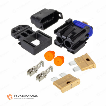 Держатель предохранителя UNIVAL 5А (MTA) с кронштейном и предохранителями. 0301305_KIT.2_03