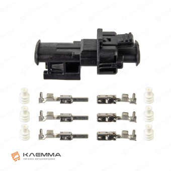 Разъем 3-контактный мама-папа (Bosch) сечение 1.5-2.5 мм2. 1 928 403 966_KIT.42_02