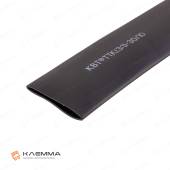 Термоусадочная трубка с клеевым слоем ТТК (3:1) 30/10 (КВТ) цвет чёрный, метр