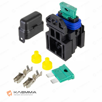 Держатель предохранителя UNIVAL 30А (MTA) с кронштейном и предохранителями. 0301330_KIT.2_06