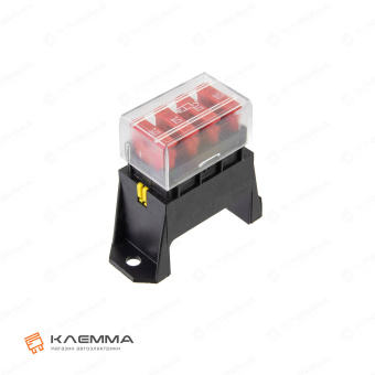 Блок монтажный 4 предохранителя UNIVAL осевой вывод (MTA). 0100540_09