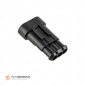 Корпус разъема 3-контактного SUPERSEAL 1.5 папа (MTA). 4423650_02