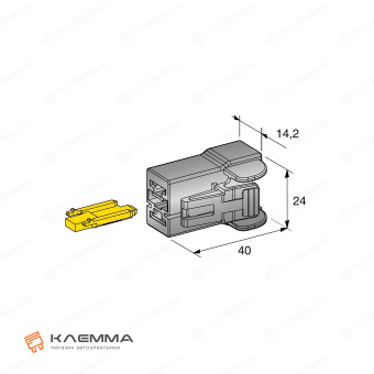 Вторичный замок разъема силового POWER мама. 4545100_20