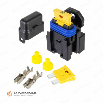 Держатель предохранителя UNIVAL 20А (MTA) с кронштейном и предохранителями. 0301320_KIT.2_05