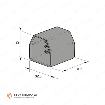 Корпус разъема 11-контактного MULTIPLE 6.3 папа (MTA). 4410295_20