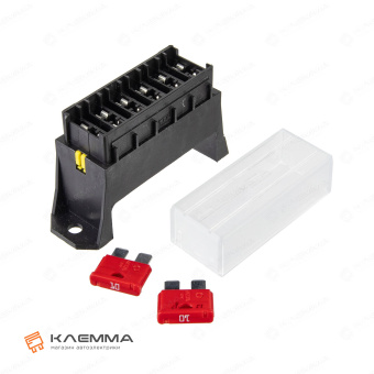 Блок монтажный 6 предохранителей UNIVAL осевой вывод (MTA). 0100560_01