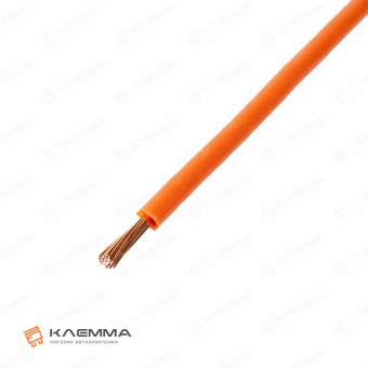 Провод ПГВА сечение 1.0, оранжевый