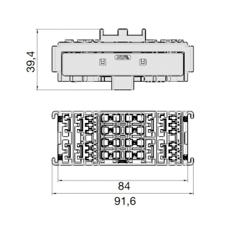 Модуль предохранителей и реле MINIVALMICRO 8-4 шт (MTA) комплект с держателями. 0101564_KIT.2_20