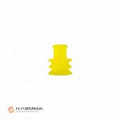 Уплотнитель для клемм SuperSeal 1.5 Dотв=5.5 мм (TE) провод 1.7-2.4 мм, цвет жёлтый