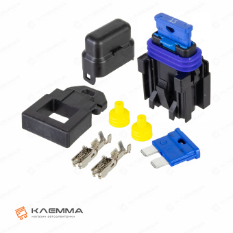 Держатель предохранителя UNIVAL 15А (MTA) с кронштейном и предохранителями. 0301315_KIT.2_04