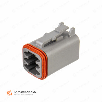 Корпус разъема DT 6-контактного мама (Deutsch). DT06-6S_01