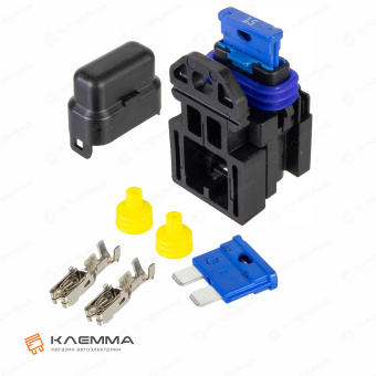 Держатель предохранителя UNIVAL 15А (MTA) с кронштейном и предохранителями. 0301315_KIT.2_06