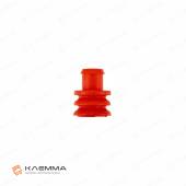 Уплотнитель для клемм SuperSeal 1.5 Dотв=5.5 мм (TE) провод 2.5-3.3 мм, цвет красный