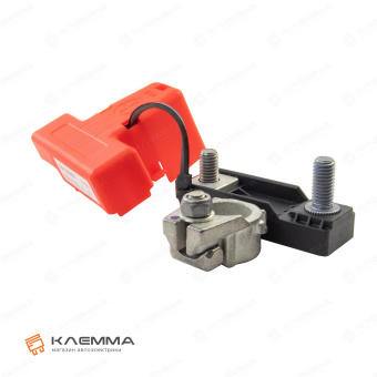 Клемма АКБ с держателем предохранителя MEGAVAL литая с крышкой (MTA) правая. 0301229_10