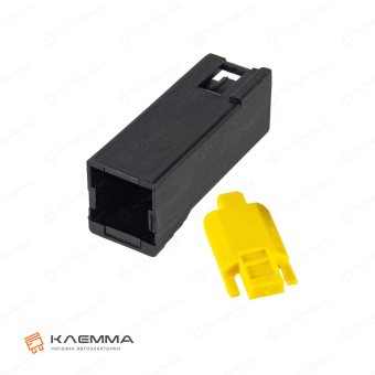 Корпус разъема силового 1-контактного POWER мама (MTA). 4440100_03